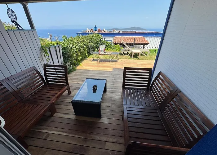 Private Terrace And Garden At Gundogan Bodrum