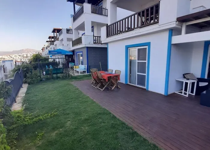 Private Terrace And Garden At Gundogan * Bodrum