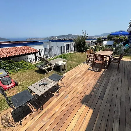 Private Terrace And Garden At Gundogan Vila Bodrum